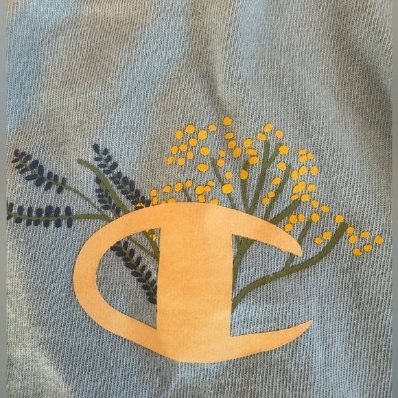 Champion Baby Blue Men’s Long Sleeve Tee - Picture 7 of 7